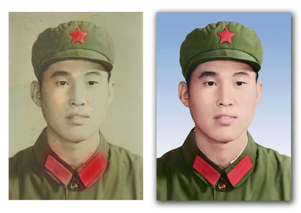 三才镇破损照片修复-18